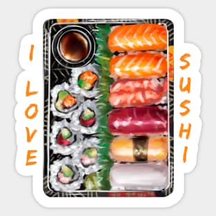 Amante del Sushi Sticker